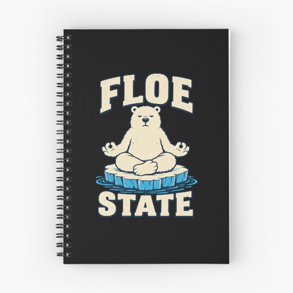 Item preview, Funny Floe State Meditating Bear Ice Pun Art designed and sold by elderberry.