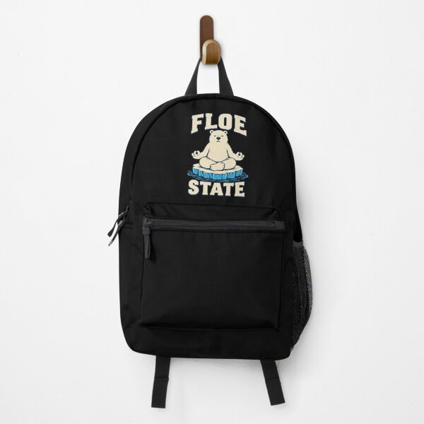 Item preview, Funny Floe State Meditating Bear Ice Pun Art designed and sold by elderberry.