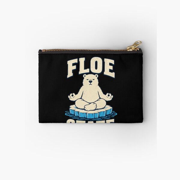 Item preview, Funny Floe State Meditating Bear Ice Pun Art designed and sold by elderberry.