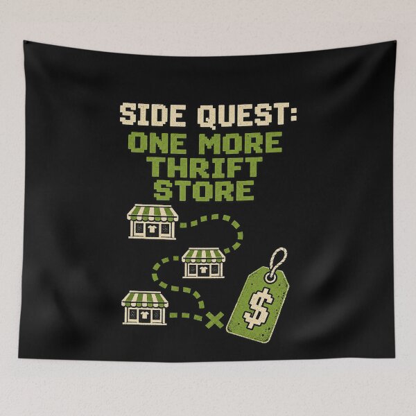 Item preview, Side Quest One More Thrift Store Thrifting Adventure designed and sold by elderberry.