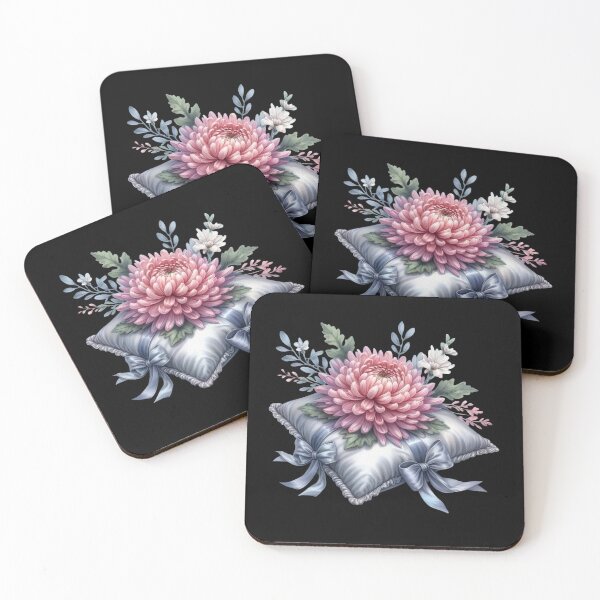 Item preview, Floral Arrangement on Satin Cushion designed and sold by sreabby.