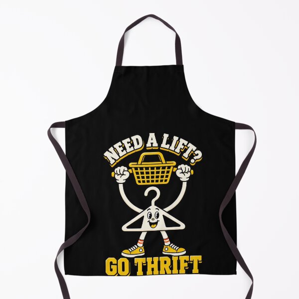 Item preview, Need A Lift Go Thrift Clothes Hanger Shopping Pun designed and sold by elderberry.