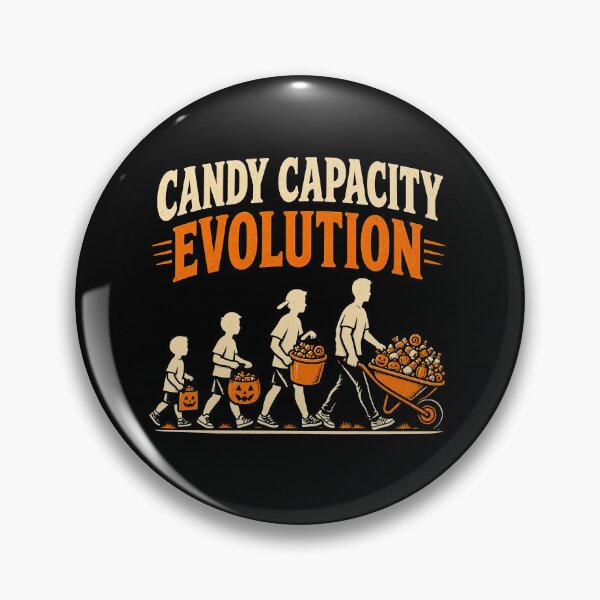 Item preview, Funny Candy Capacity Evolution Funny Halloween Art designed and sold by elderberry.