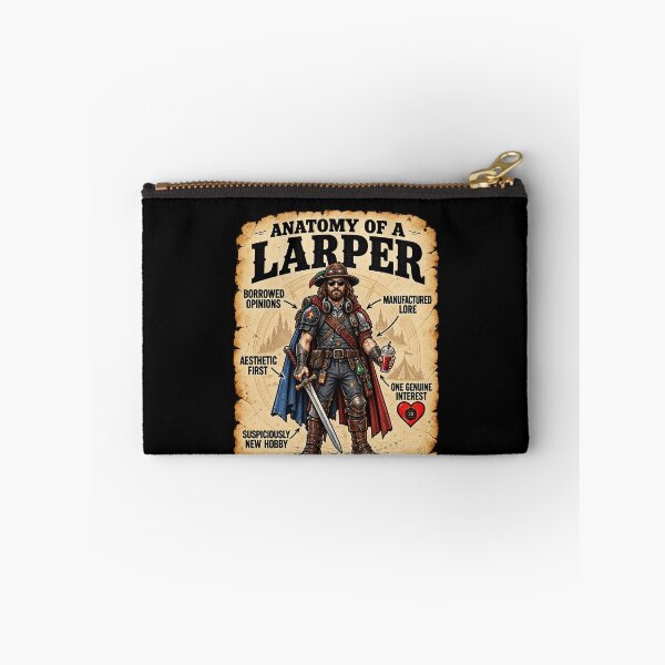 Item preview, Funny Anatomy Of A Larper Field Reference Humor Art designed and sold by elderberry.