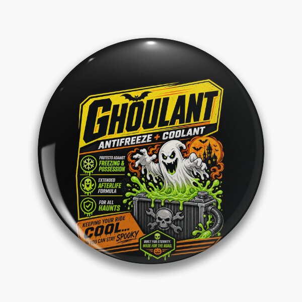Item preview, Funny Ghoulant Antifreeze Coolant Ghost Halloween Mechanic Costume Art designed and sold by elderberry.
