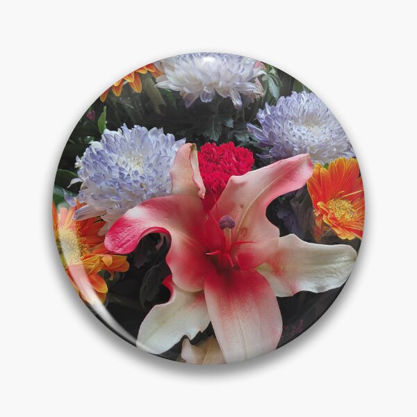 Item preview, Colorful Floral Bouquet – Lilies, Daisies, and Chrysanthemums Photography designed and sold by pbchan.