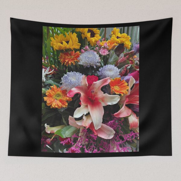 Item preview, Colorful Floral Bouquet – Lilies, Daisies, and Chrysanthemums Photography designed and sold by pbchan.