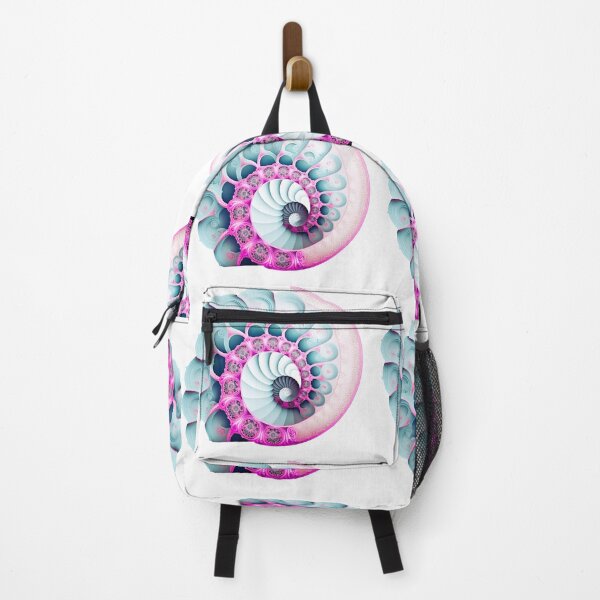 Item preview, Mint and Magenta Nautilus Fractal designed and sold by RAGANADesign.