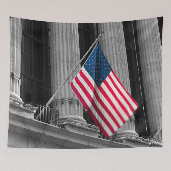 Item preview, USA flag posted on New York designed and sold by assaf.