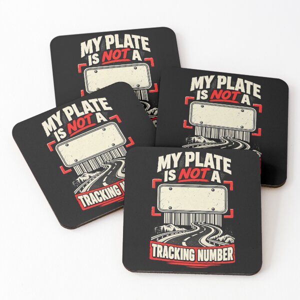 Item preview, License Plate Privacy My Plate Is Not A Tracking Number designed and sold by elderberry.