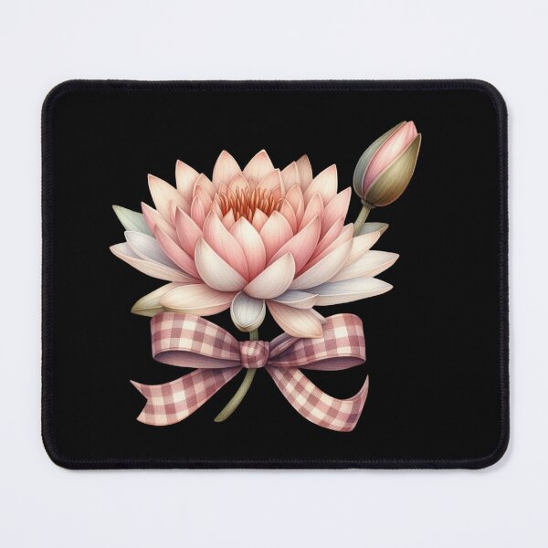 Item preview, Chrysanthemum with Gingham Bow designed and sold by sreabby.