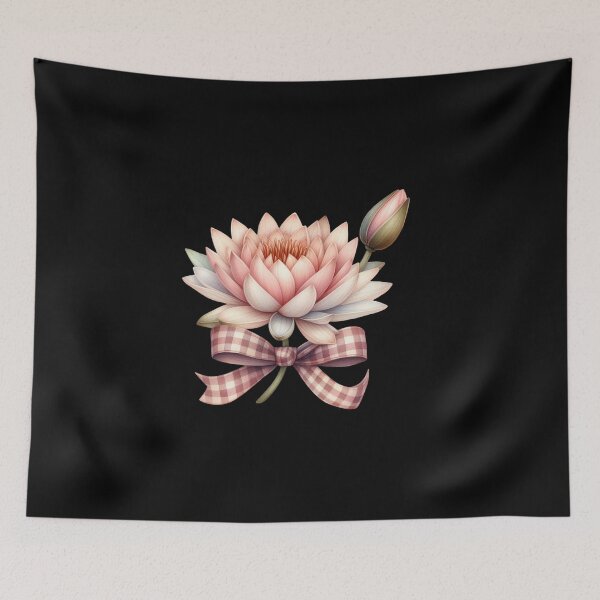 Item preview, Chrysanthemum with Gingham Bow designed and sold by sreabby.