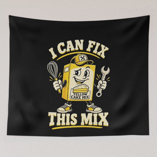Item preview, I Can Fix This Mix Cake Mix Repair Joke designed and sold by elderberry.