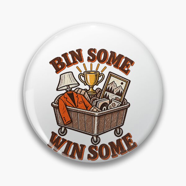 Item preview, Funny Bin Some Win Some Thrift Humor Art designed and sold by elderberry.