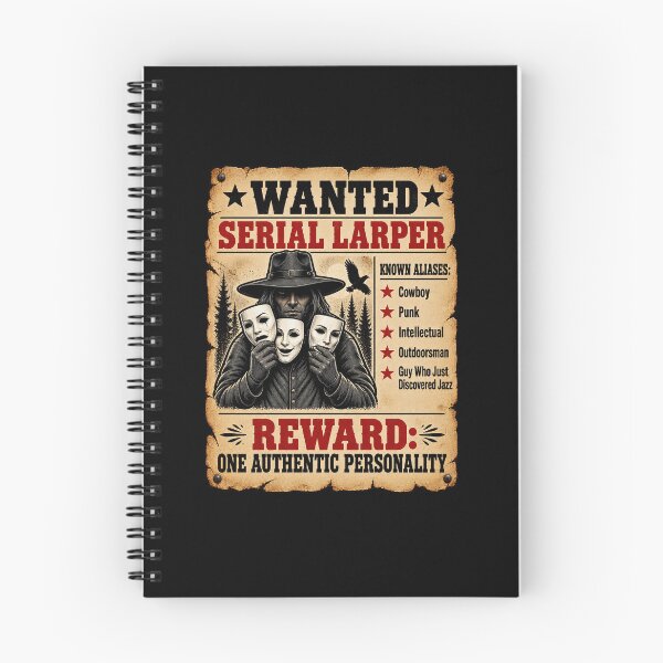 Item preview, Funny Wanted Serial Larper Funny Persona Poster Art designed and sold by elderberry.
