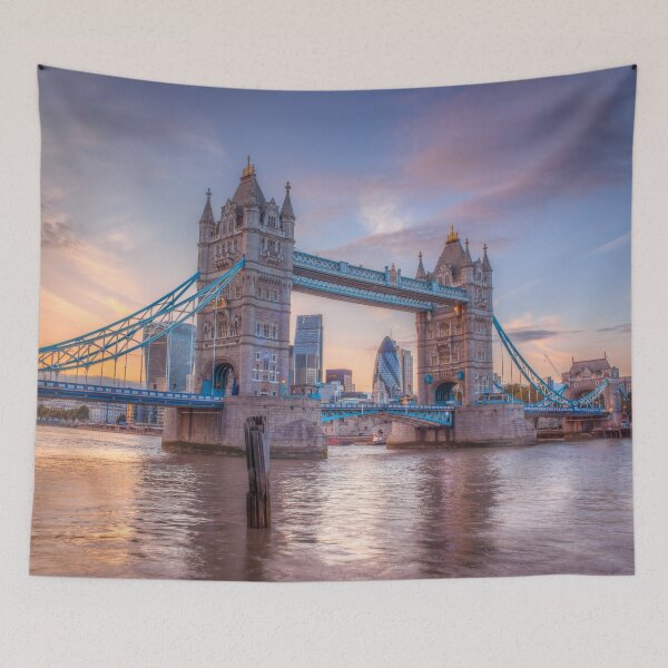 Item preview, Famous Tower Bridge over River designed and sold by assaf.