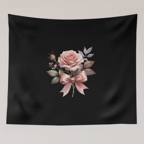 Item preview, Elegantly Tied Pink Rose Bouquet designed and sold by sreabby.