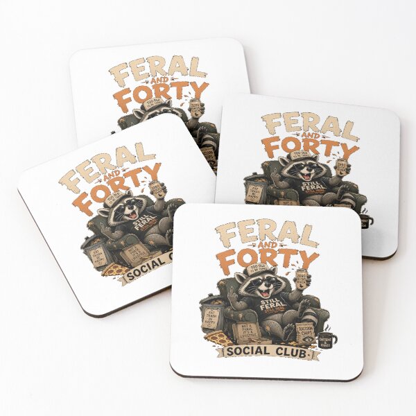 Item preview, Feral and Forty Social Club  designed and sold by TheEndDesign.