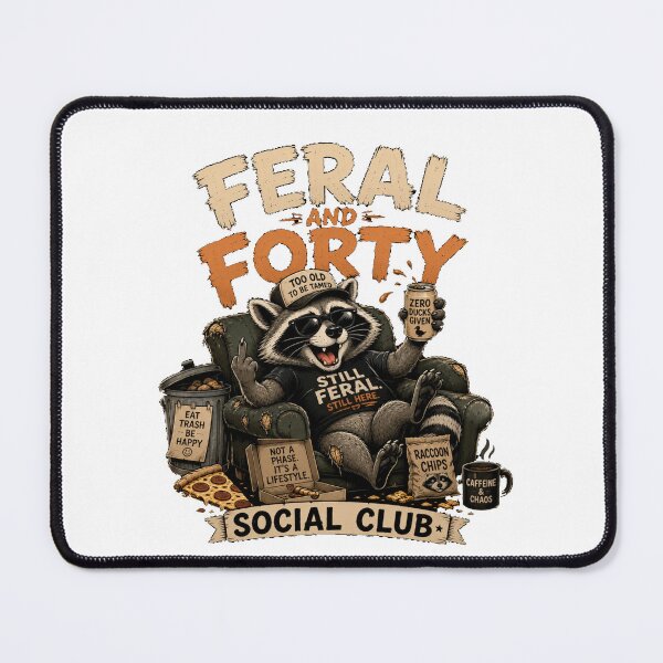 Item preview, Feral and Forty Social Club designed and sold by TheEndDesign.