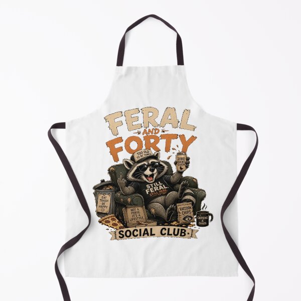 Item preview, Feral and Forty Social Club  designed and sold by TheEndDesign.