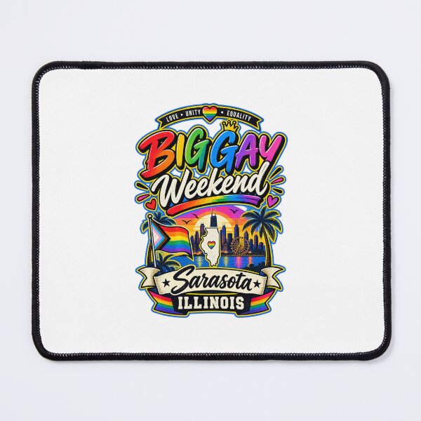Item preview, Big Gay Weekend Sarasota Illinois Festival designed and sold by Combat Skies.