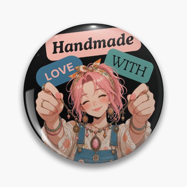Item preview, Handmade with Love — Cute Jewelry Crafter designed and sold by tellia-kallisto.