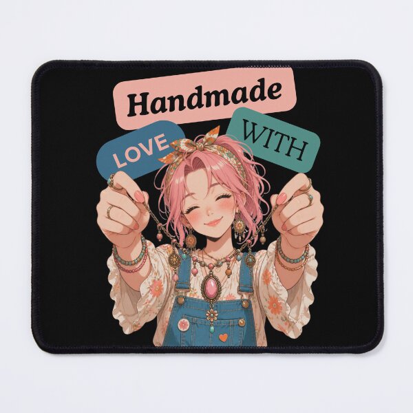 Item preview, Handmade with Love — Cute Jewelry Crafter designed and sold by tellia-kallisto.