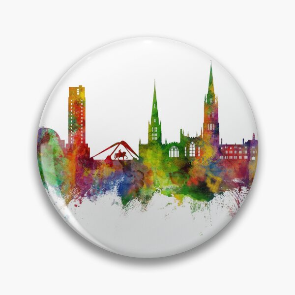 Item preview, Coventry England Skyline designed and sold by ArtPrints.