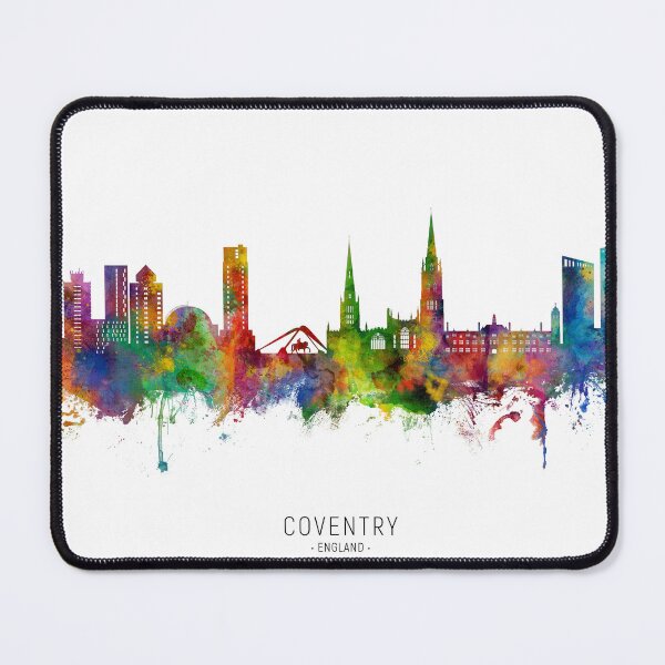Item preview, Coventry England Skyline designed and sold by ArtPrints.