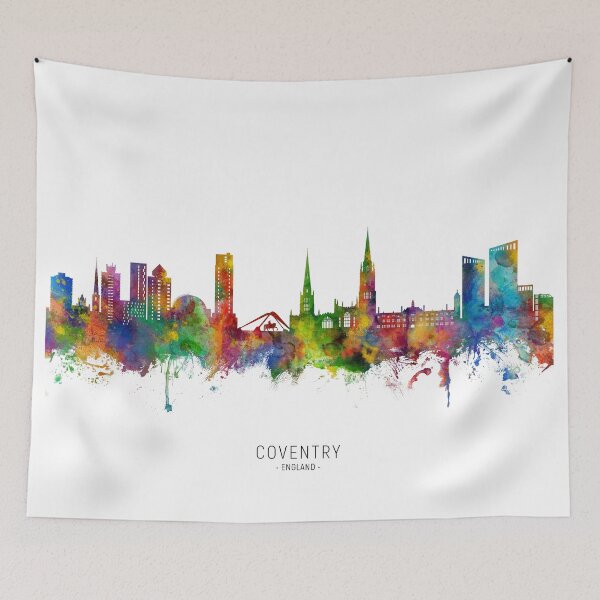 Item preview, Coventry England Skyline designed and sold by ArtPrints.