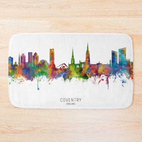 Item preview, Coventry England Skyline designed and sold by ArtPrints.