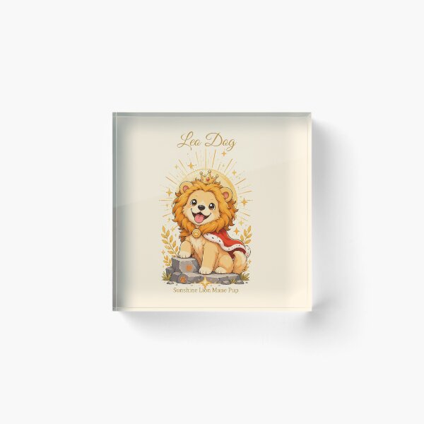 Item preview, Cute Leo Pomeranian Zodiac Fire Sign Dog Astrology designed and sold by ChubbyGoong.