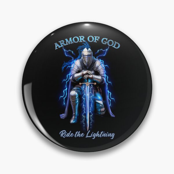 Item preview,  Armor of God Ride the Lightning designed and sold by Tripp Art Studio.