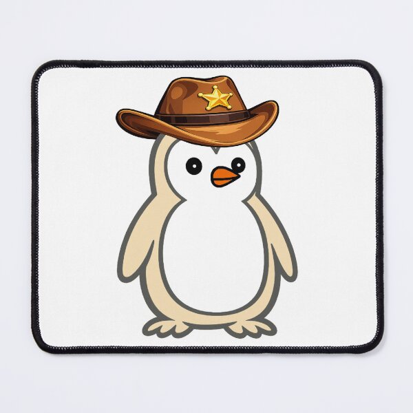 Item preview, Cowboy Sheriff Penguin - Funny Western Pippo designed and sold by Pippo-Penguin.