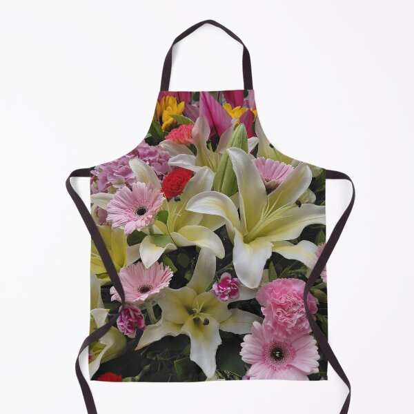 Item preview, White Lilies and Pink Daisies Floral Arrangement – Soft Botanical Photography designed and sold by pbchan.