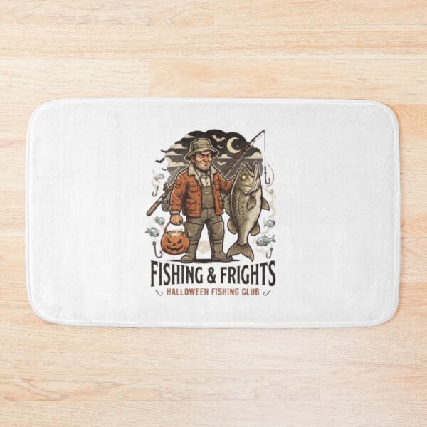 Item preview,   Fishing & Frights Halloween Fishing Club – Skull Fisherman Halloween Design  designed and sold by NoFishToday.