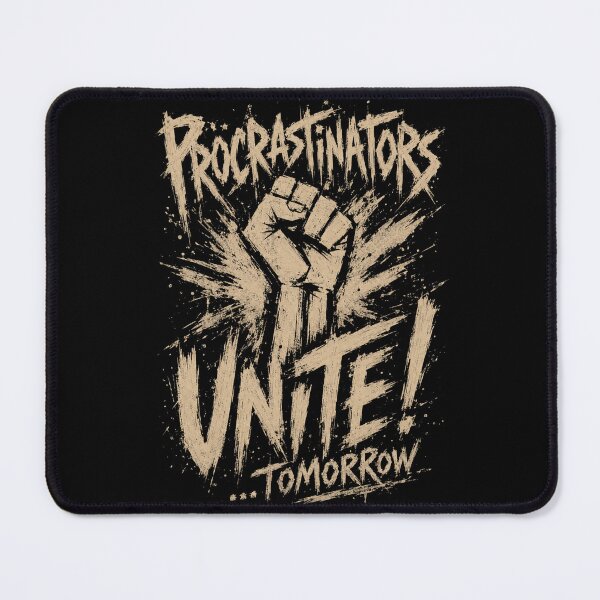 Item preview, Procrastinators Unite... Tomorrow designed and sold by FocusedPatterns.