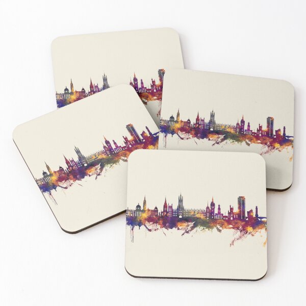 Item preview, Aberdeen Scotland Skyline designed and sold by ArtPrints.
