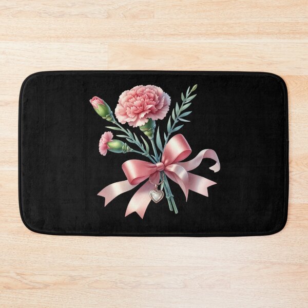Item preview, Pink Carnation Bouquet with Ribbon designed and sold by sreabby.
