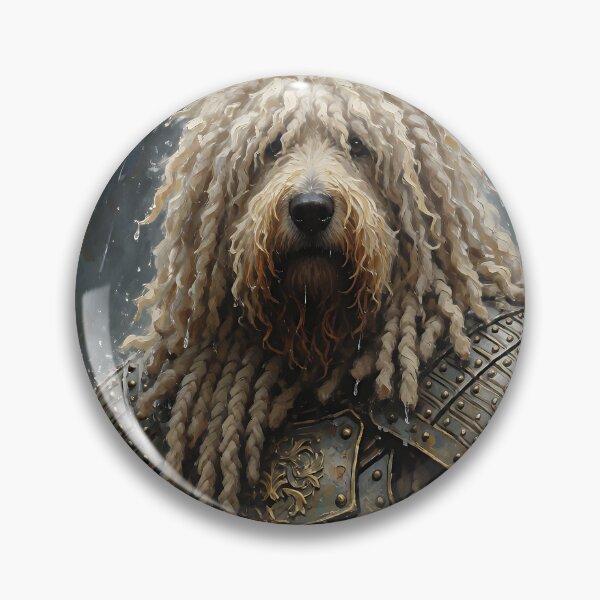 Item preview, Komodor Dog Warrior Medieval Fantasy Portrait designed and sold by cr6zym1nd.