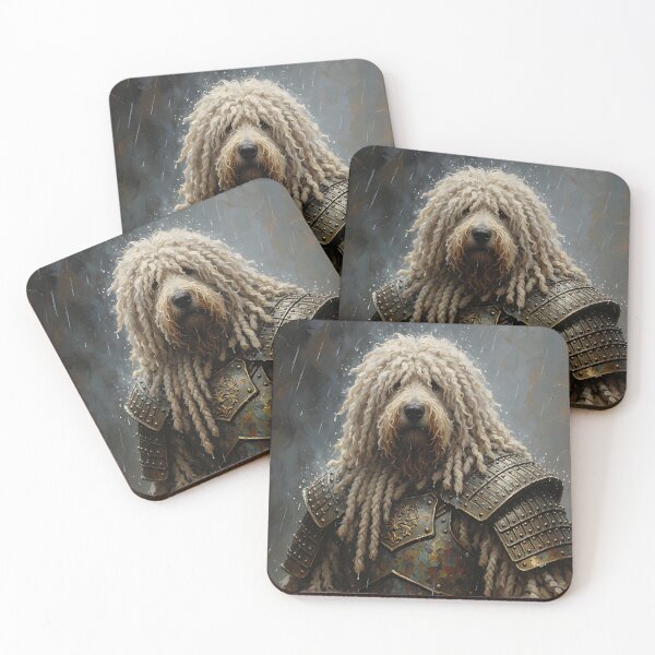 Item preview, Komodor Dog Warrior Medieval Fantasy Portrait designed and sold by cr6zym1nd.