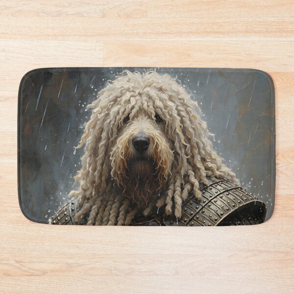 Item preview, Komodor Dog Warrior Medieval Fantasy Portrait designed and sold by cr6zym1nd.