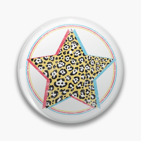 Item preview, Leopard Print Preppy Star Graphic Art designed and sold by The secret storage room.