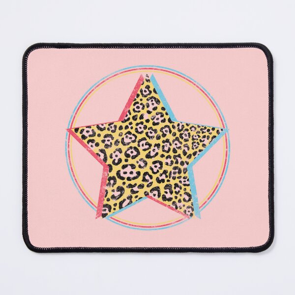 Item preview, Leopard Print Preppy Star Graphic Art designed and sold by The secret storage room.