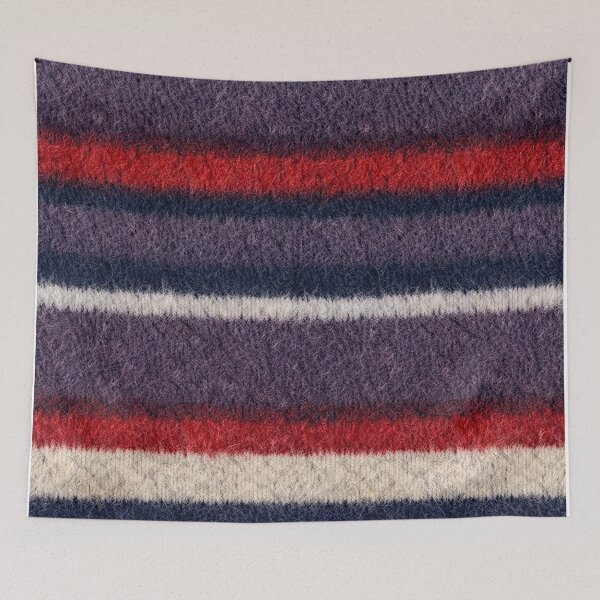 Item preview, Cozy Brushed Mohair Stripes Pattern designed and sold by LuxuryApparels.