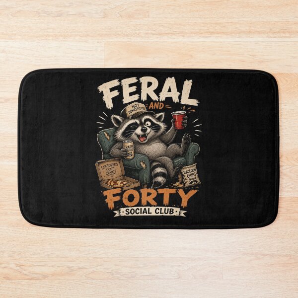 Item preview, Feral and Forty Social Club  designed and sold by TheEndDesign.