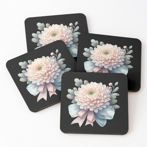 Item preview, Chrysanthemum with Elegant Bow designed and sold by sreabby.