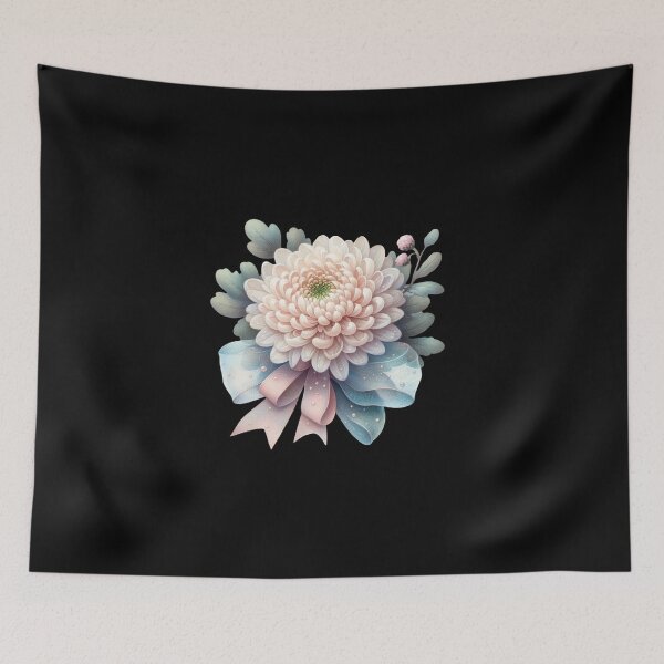 Item preview, Chrysanthemum with Elegant Bow designed and sold by sreabby.