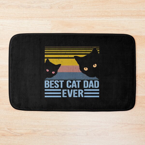 Item preview, Best Cat Dad Ever Retro Sunset Vintage Feline designed and sold by SoyLamderma.