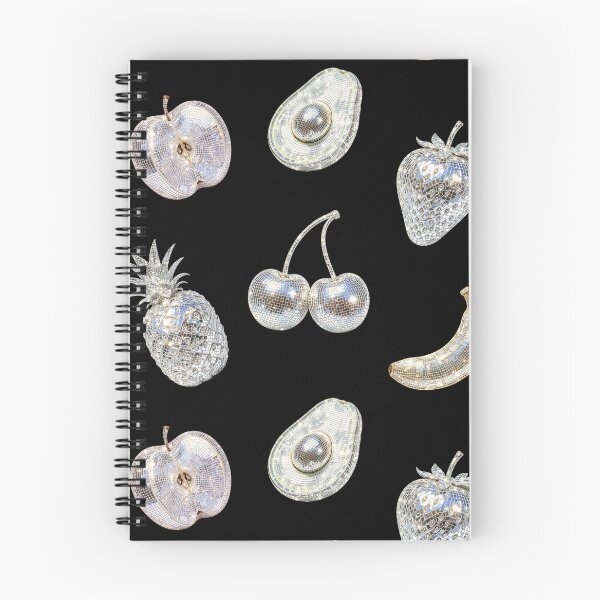 Item preview, Disco Ball Silver Fruits Collage designed and sold by Moody Critters.